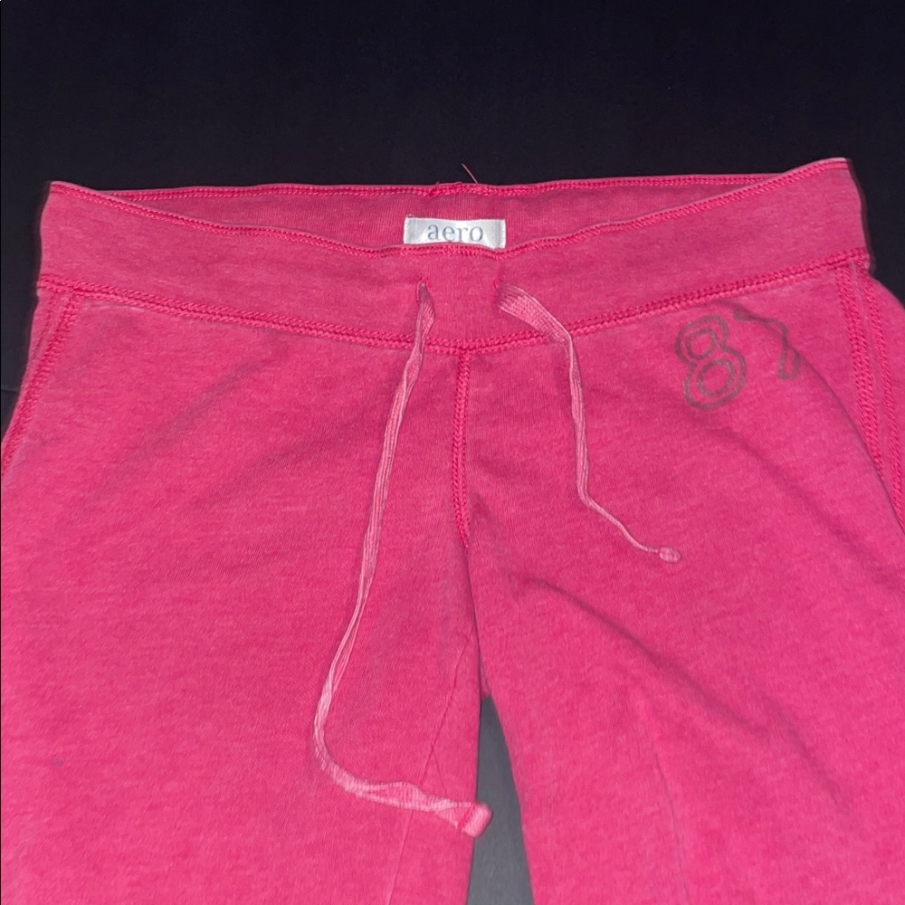 Vintage Aeropostale pink joggers womens “Aero 87”
